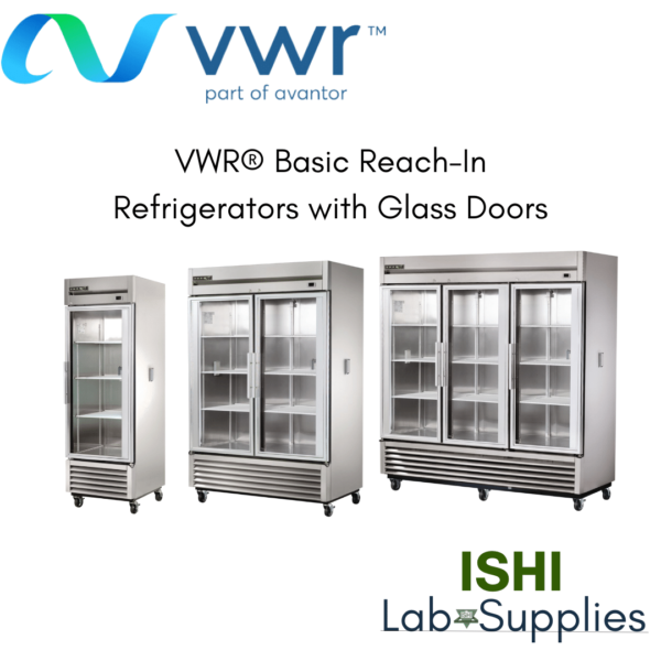 VWR Basic Reach-In Refrigerators with Glass Doors 1 to 3 doors